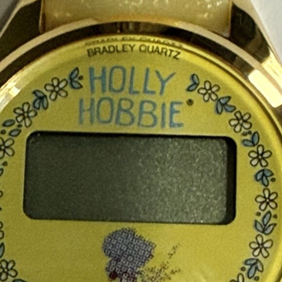 Holly Hobbie LCD Digital Watch by Bradley Time 1972 American Greetings -‎ RARE